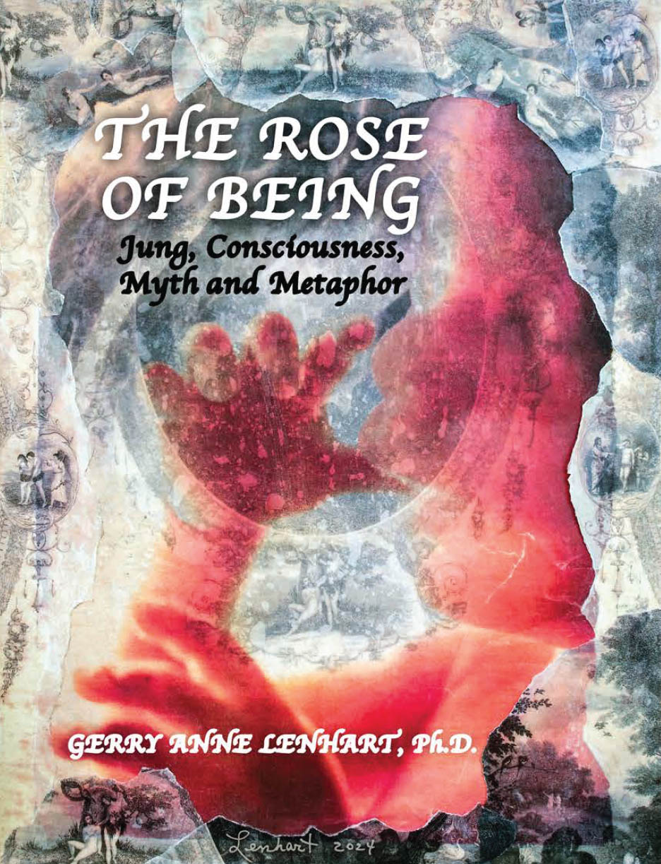 Gerry Anne Lenhart with artwork